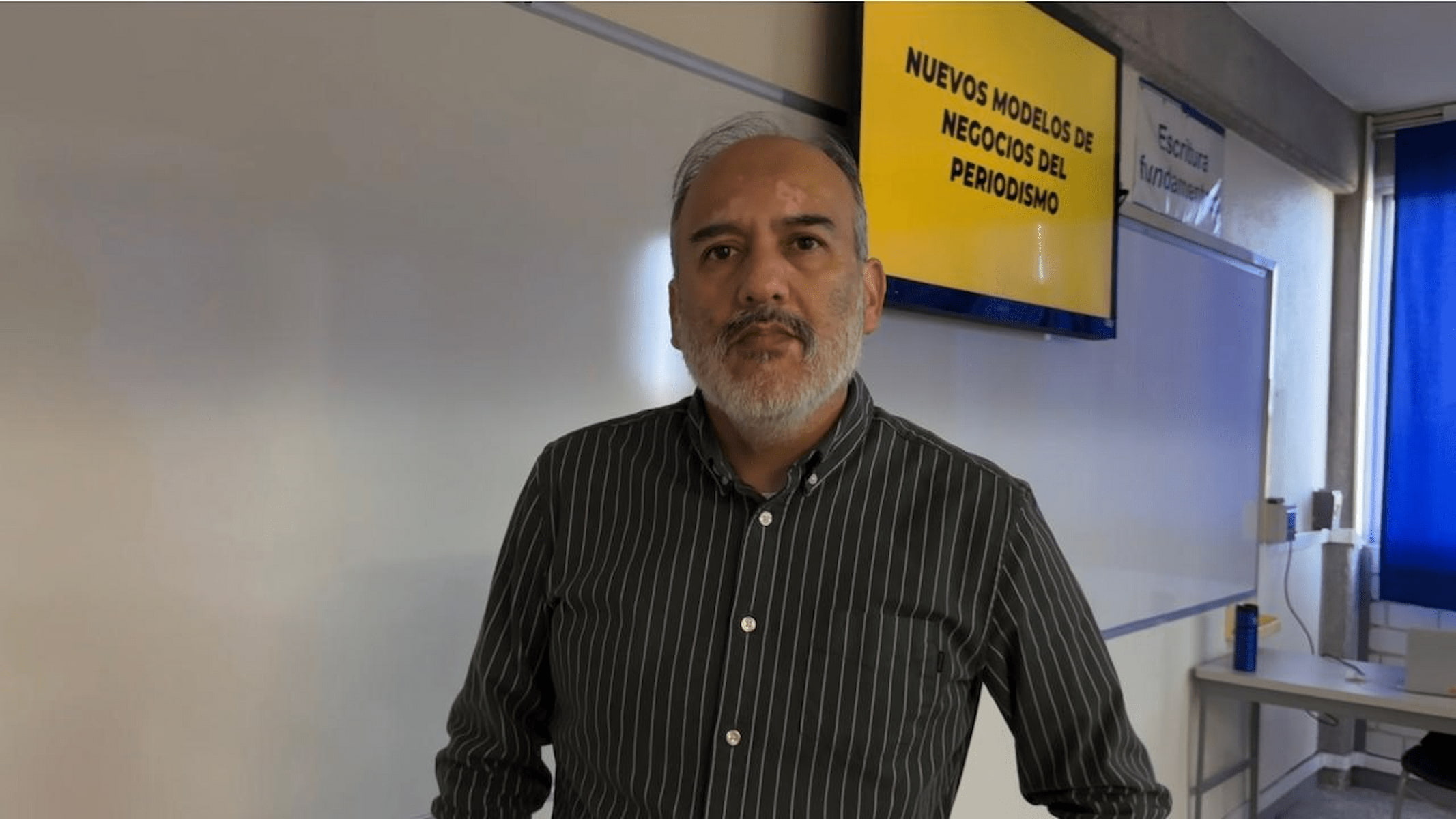 Profesor Arturo Manzano hablando sobre la simulación electoral UMAD y su desconocimiento